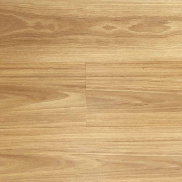 Image of a a close-up of a Hybrid Vinyl Planks 'Blackbutt' wood floor